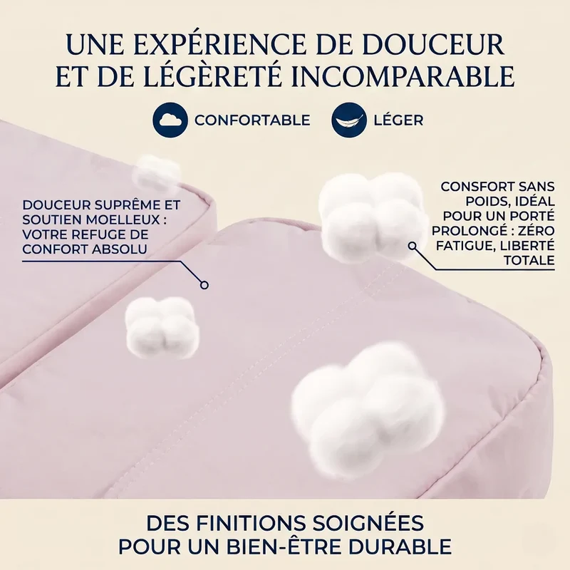 Sac à dos ordinateur femme Nuage - Taslan - Confort & Légèreté