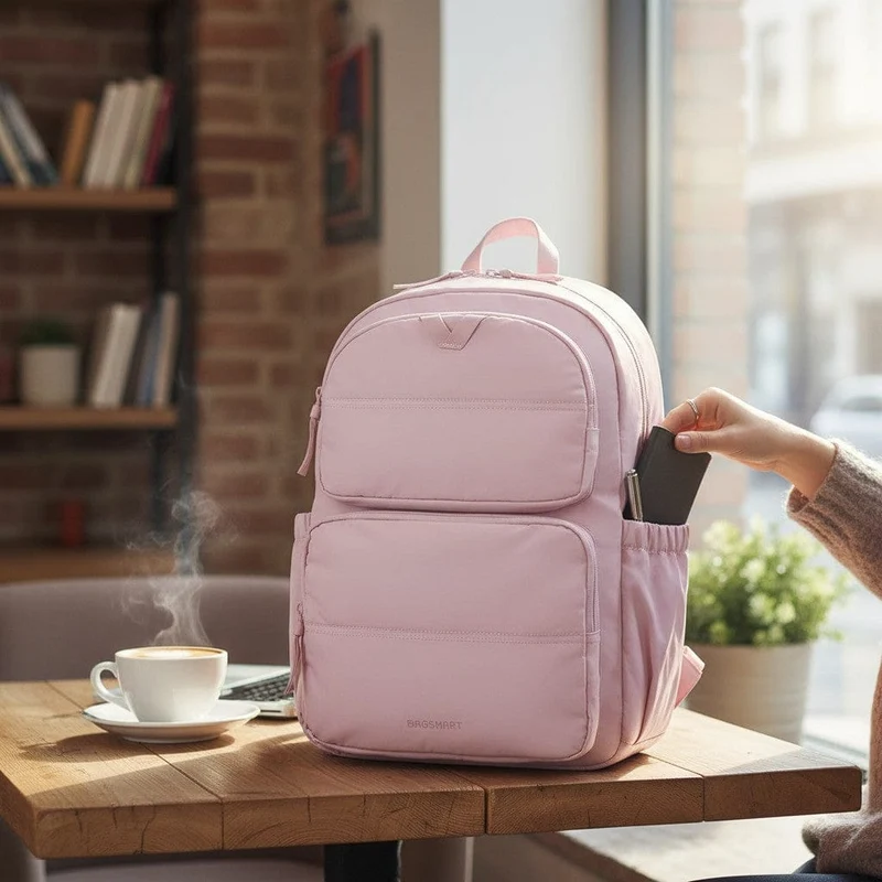 Sac à dos ordinateur femme Nuage - Taslan - Confort & Légèreté