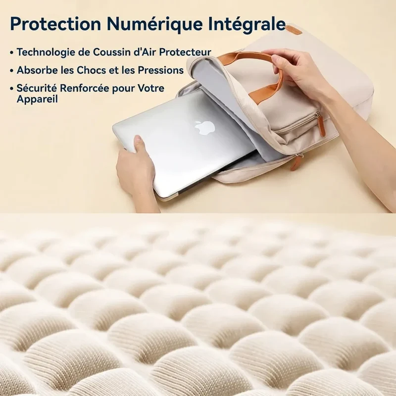 Sac à dos ordinateur femme Aura Pro - Confort Dos & Élégance