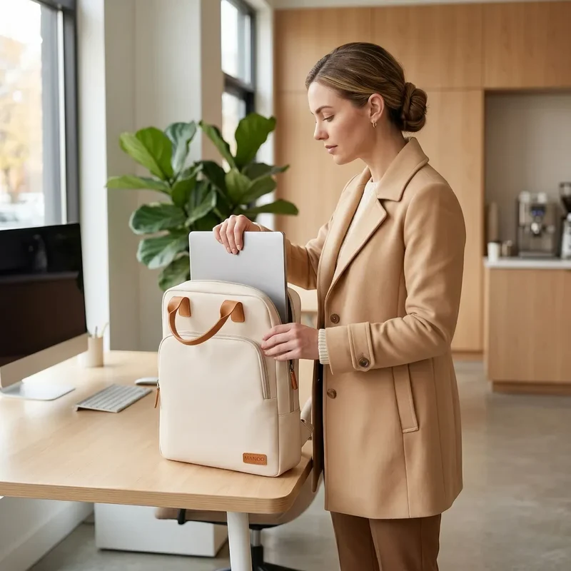 Sac à dos ordinateur femme Aura Pro - Confort Dos & Élégance
