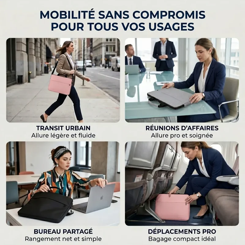 Sacoche ordinateur pour femme Mairuige - Confort postural & Légèreté absolue