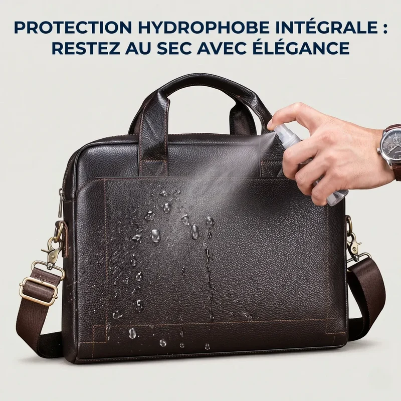 Sacoche Ordinateur Homme L'Exécutif - Soulagement Cervical & Protection Antichoc