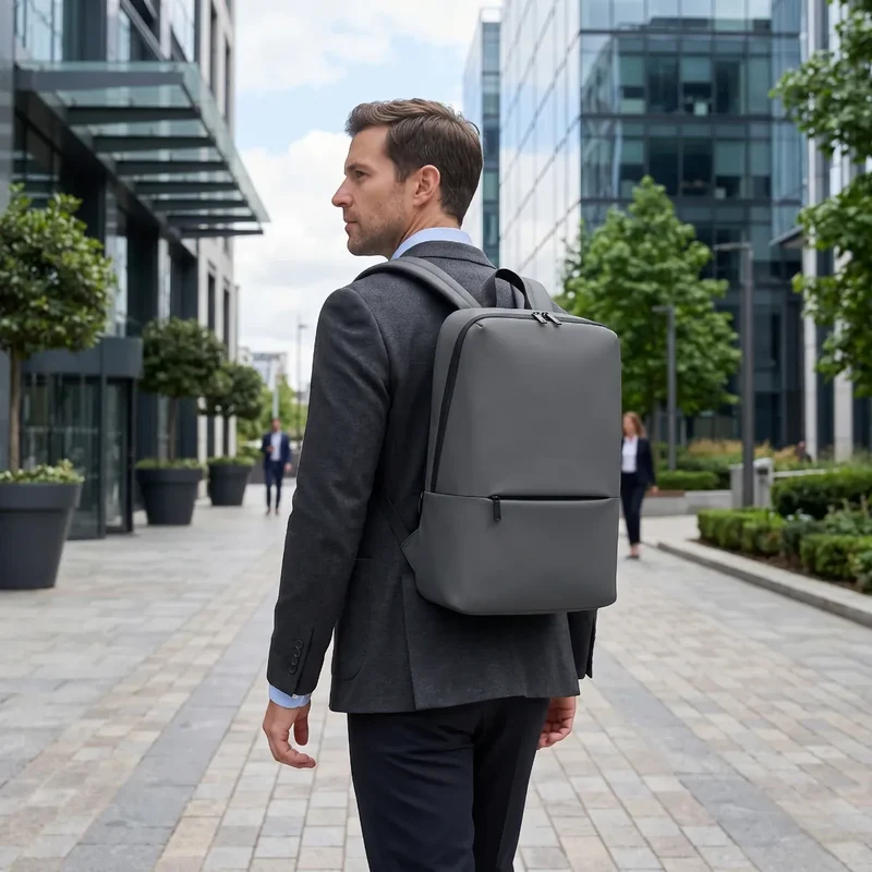 Sac à dos ordinateur homme Classic Business V2 - Confort Ergonomique & Organisation Absolue