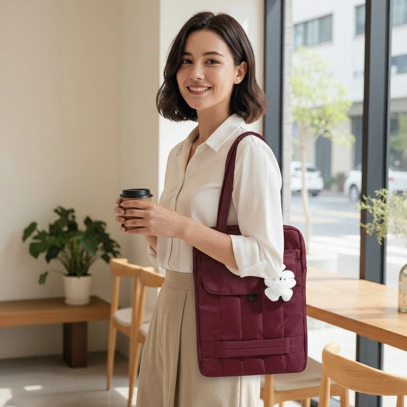 Sacoche ordinateur pour femme Chrono - Confort Absolu & Organisation Nomade