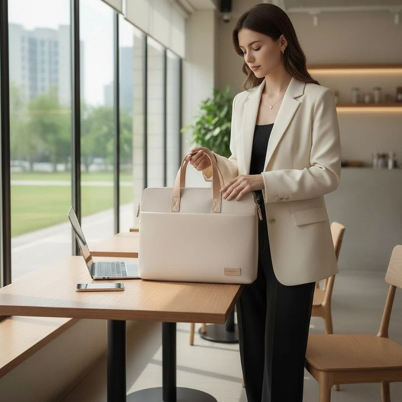 Sacoche ordinateur pour femme - Confort biomécanique & Organisation nomade