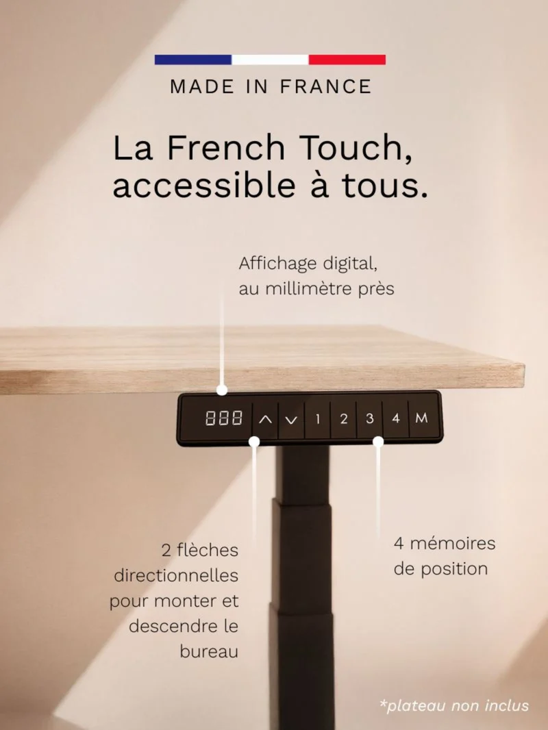 Advanced | Pieds de Bureau Électrique Réglable en Hauteur