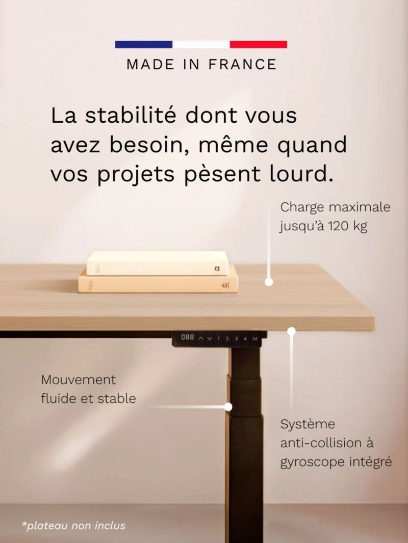 Advanced | Pieds de Bureau Électrique Réglable en Hauteur