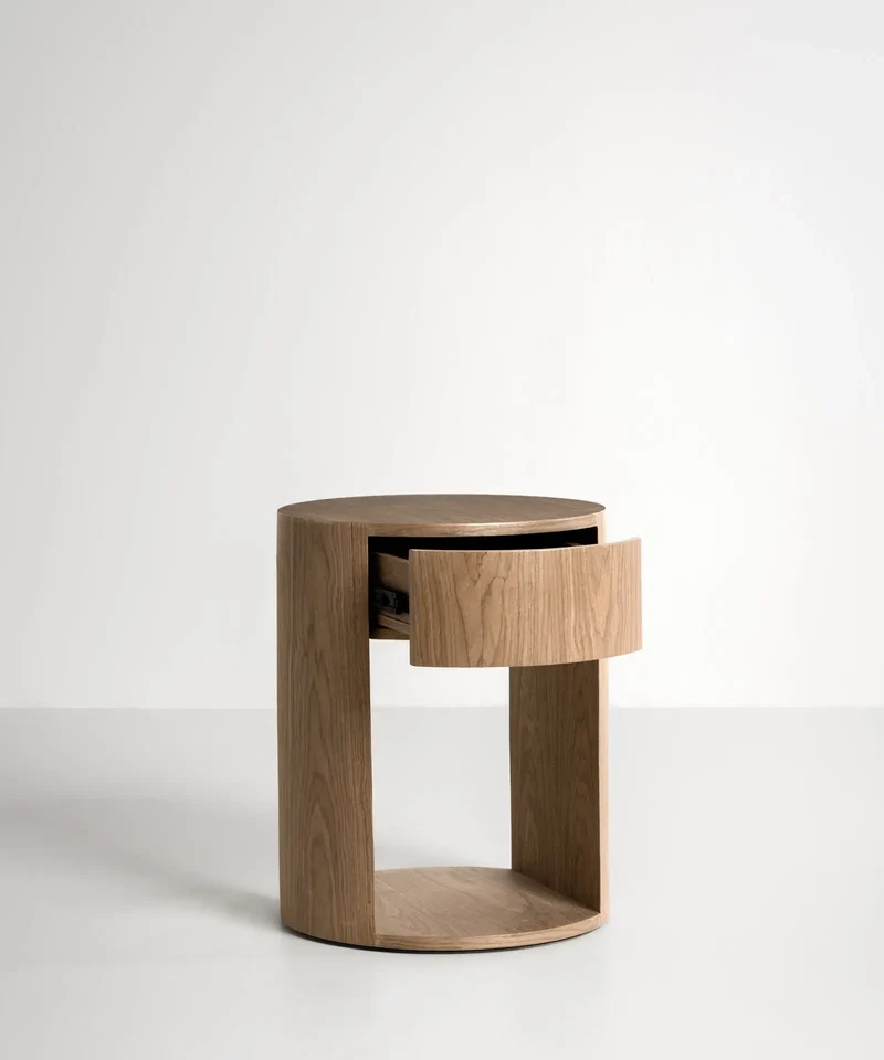 Mesita de Noche de Madera Abbie