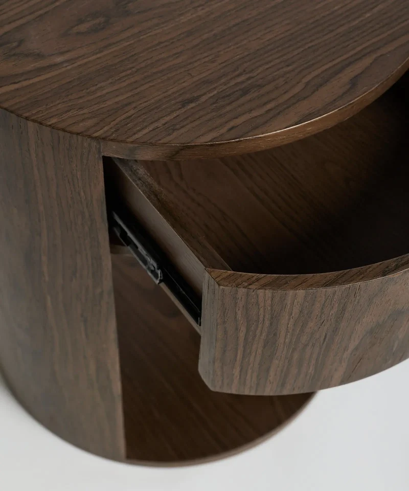 Mesita de Noche de Madera Abbie