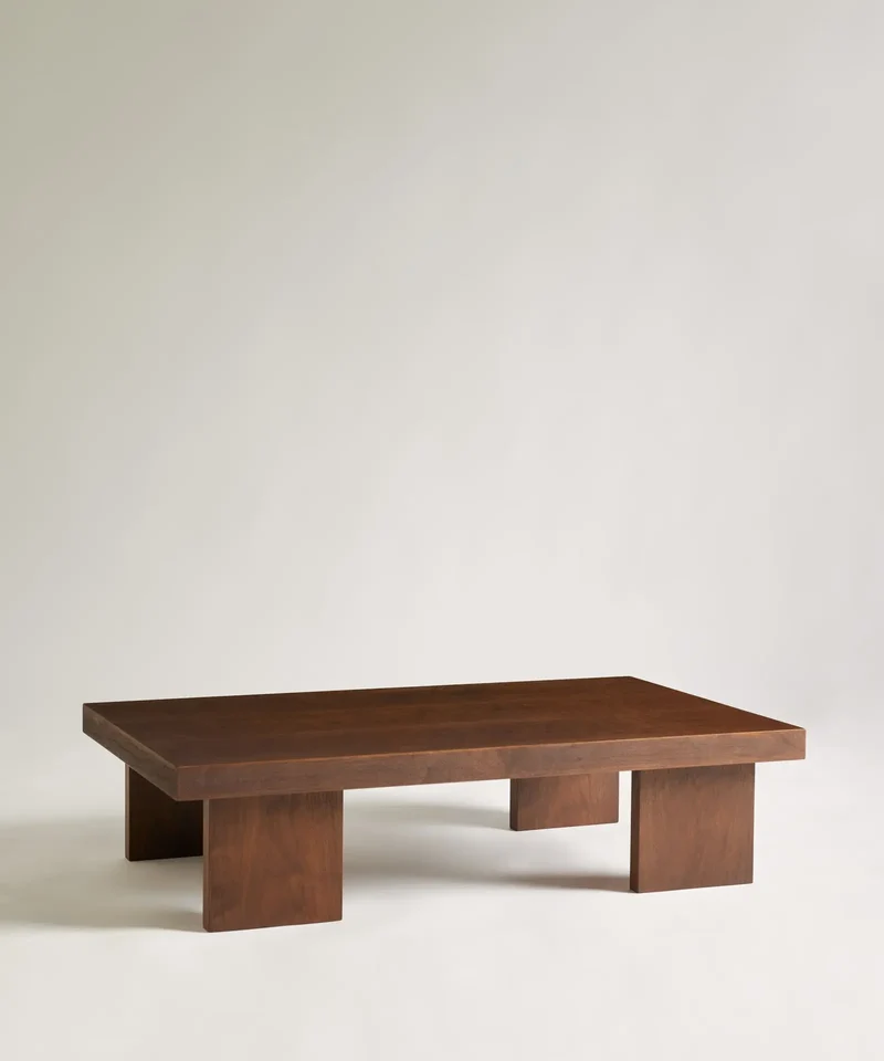 Mesa de Centro Rectangular en Madera Nami (100x60 cm)