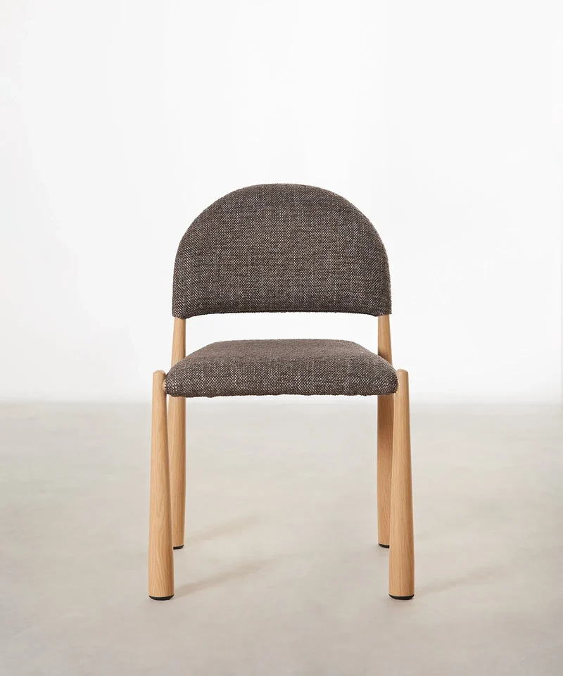 Silla de Comedor en Metal Tapizada Blair