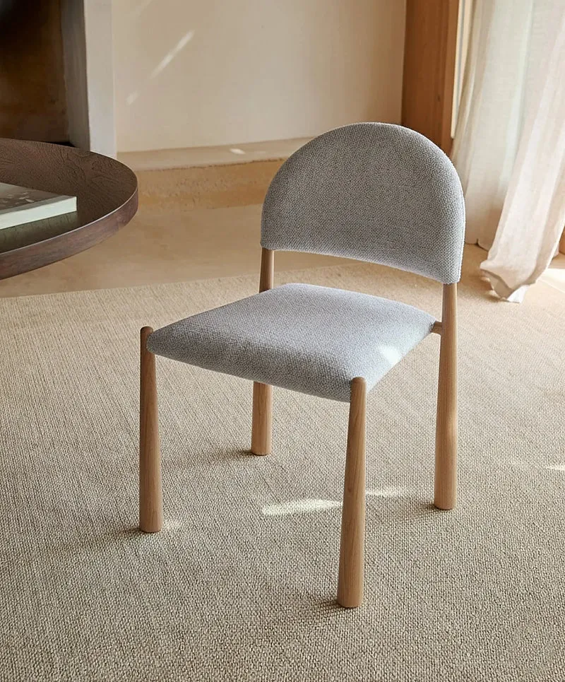 Silla de Comedor en Metal Tapizada Blair