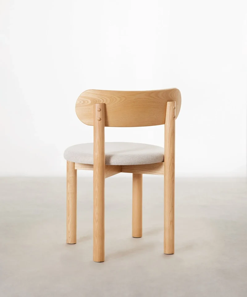 Silla de Comedor en Madera Tapizada Bianca