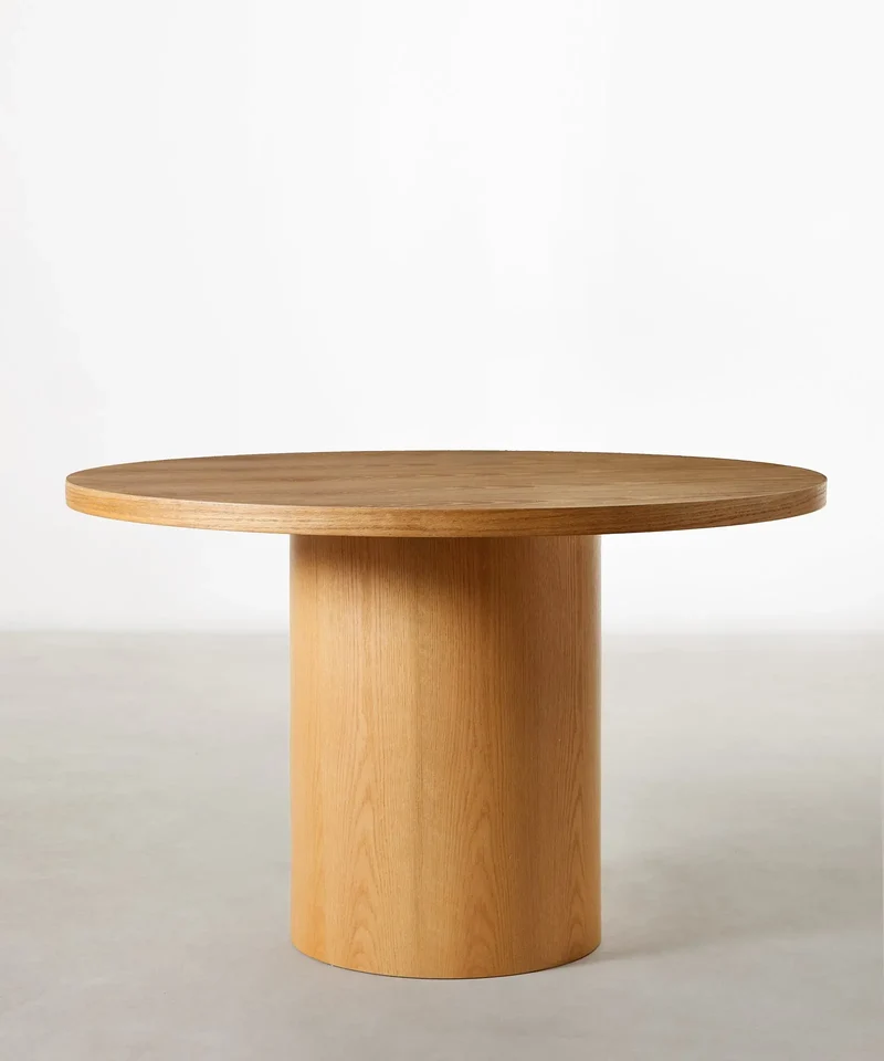 Mesa de Comedor Redonda en Madera Jolie (120 cm)
