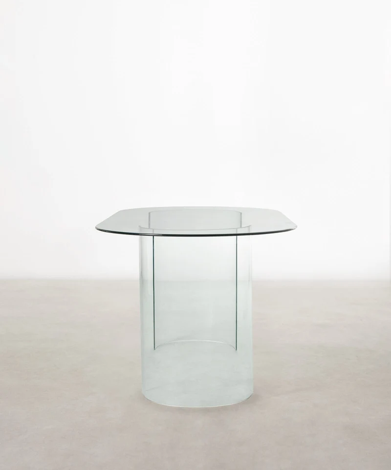 Mesa de Comedor Cristal Templado Ensa (180x76cm)