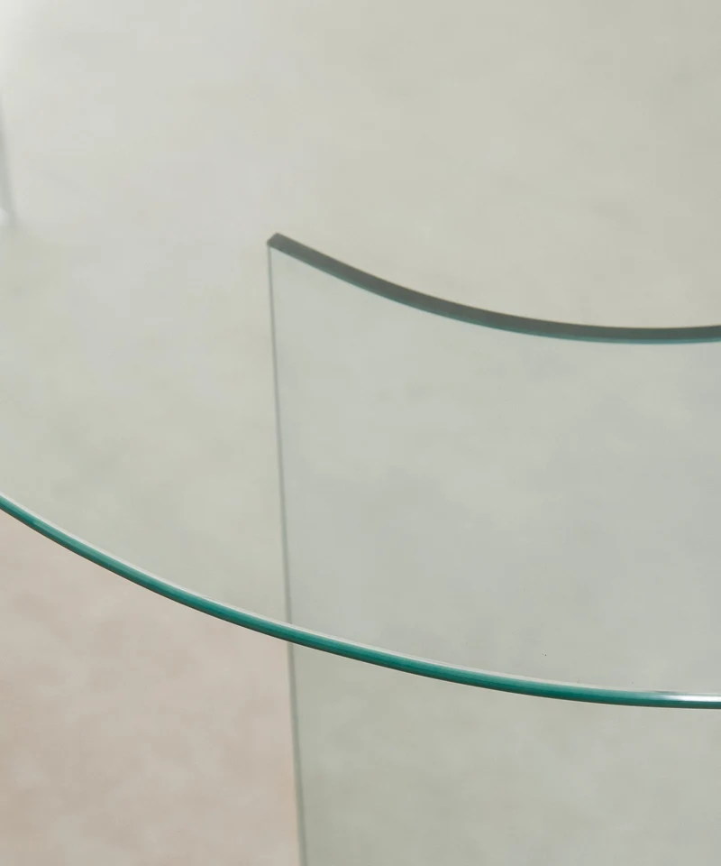 Mesa de Comedor Cristal Templado Ensa (180x76cm)