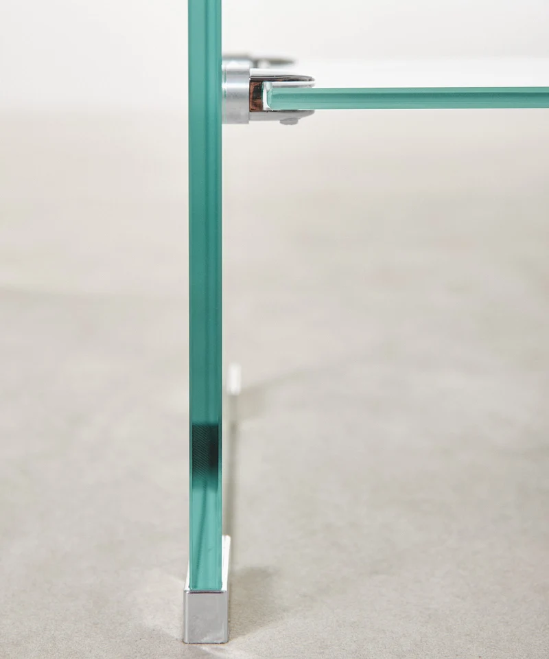 Mesa Centro de Cristal Templado Olivier (110x55 cm)