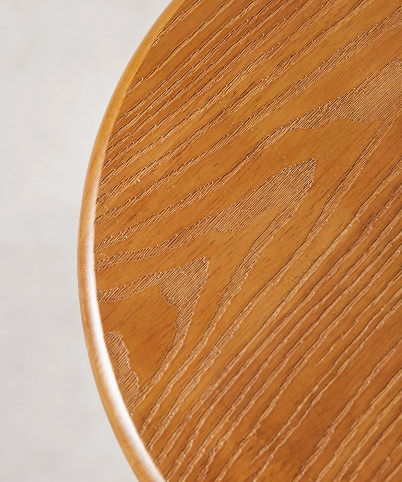 Taburete Alto Regulable en Acero y Madera Oslo