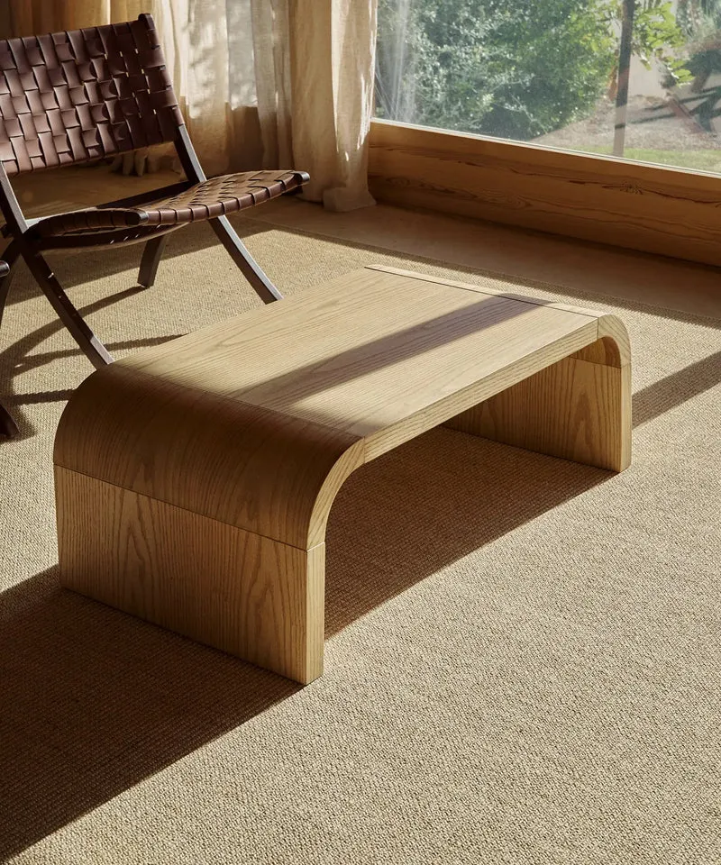 Mesa de Centro Rectangular en Madera Jade (110 cm)