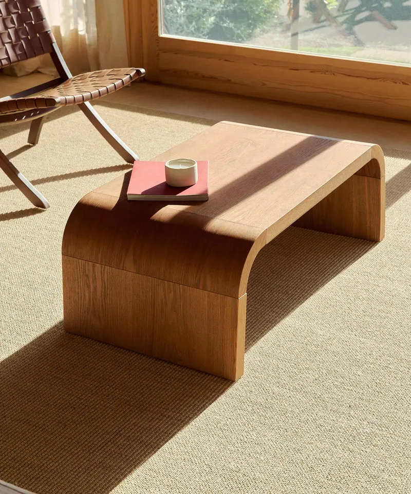 Mesa de Centro Rectangular en Madera Jade (110 cm)