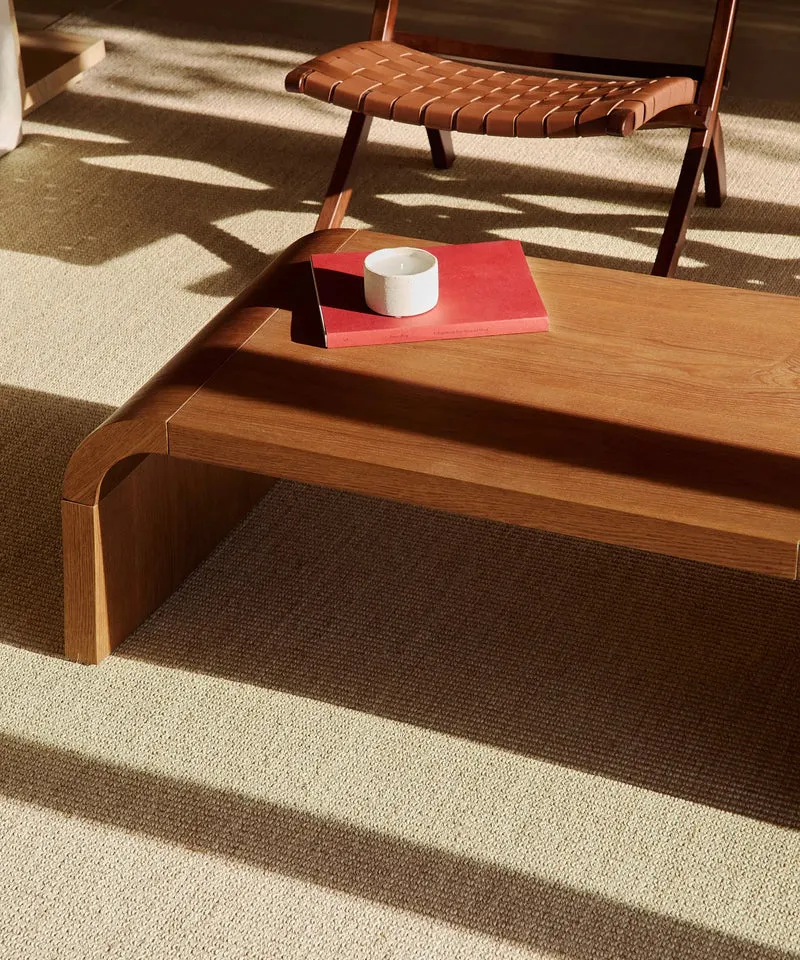 Mesa de Centro Rectangular en Madera Jade (110 cm)