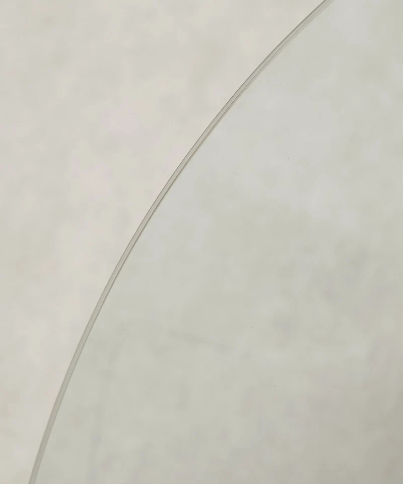 Mesa de Centro Redonda en Cristal Nora (80 cm)