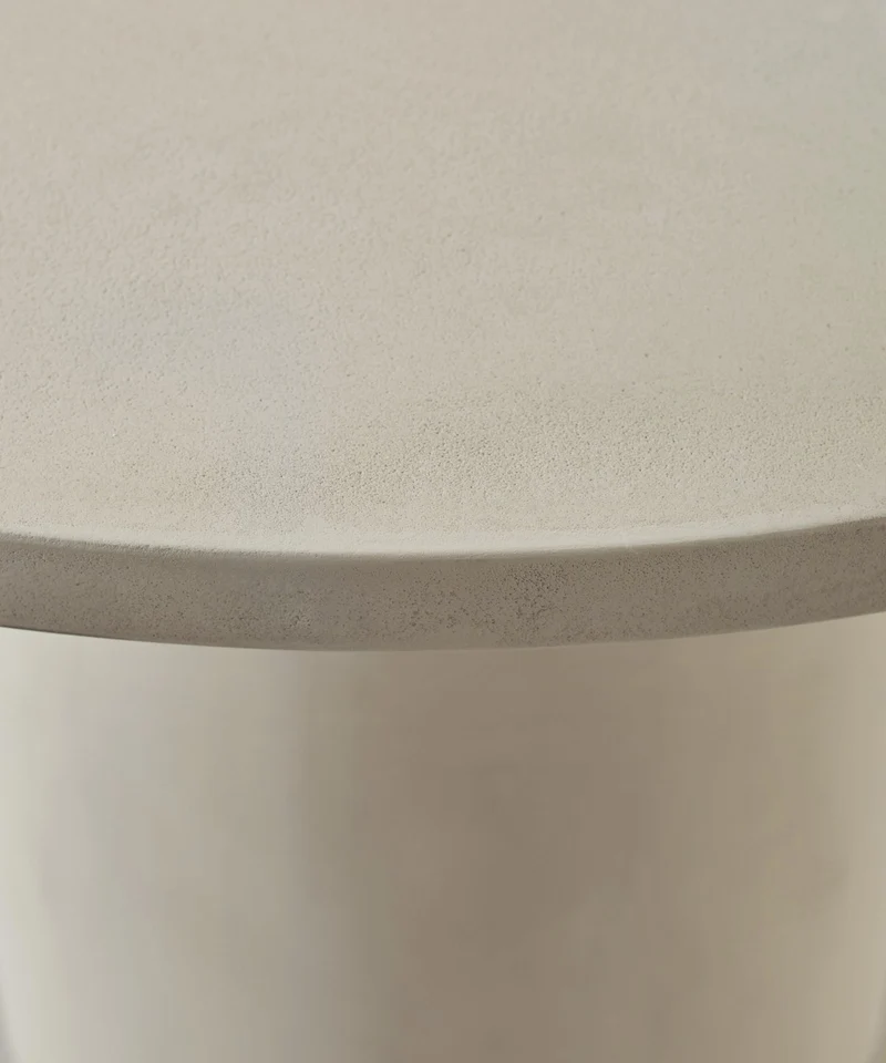 Mesa de Comedor Redonda en Microcemento Argo (80 cm)