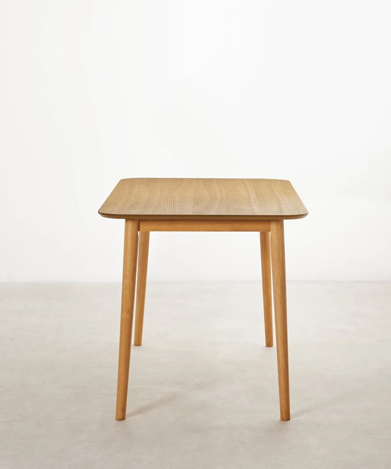 Mesa de comedor de madera rectangular Valeria (120 cm)