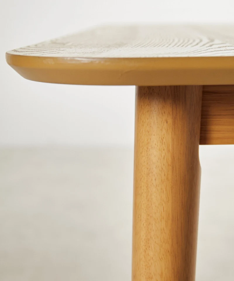 Mesa de comedor de madera rectangular Valeria (120 cm)