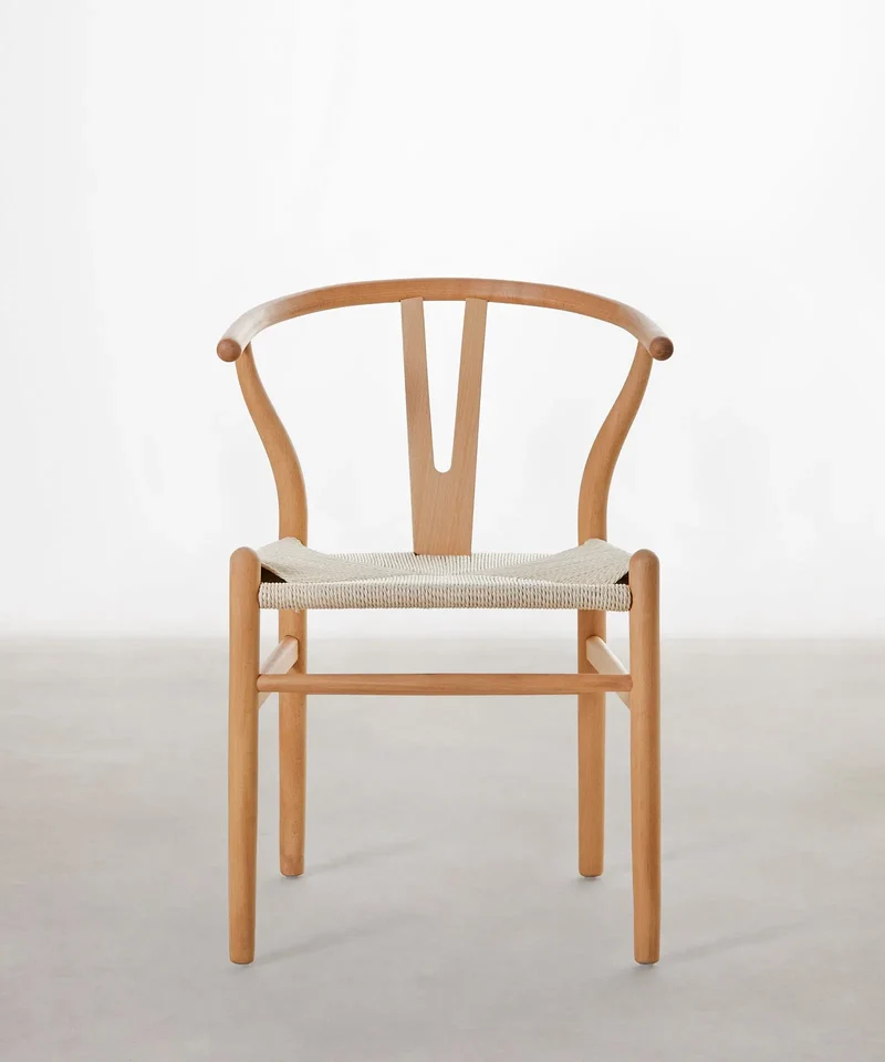 Silla de Madera y Cuerda Trenzada Uish