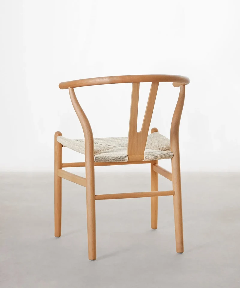 Silla de Madera y Cuerda Trenzada Uish