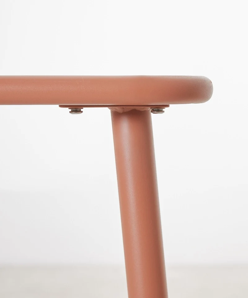 Mesa exterior de metal cuadrada Brisa (70x70 cm)