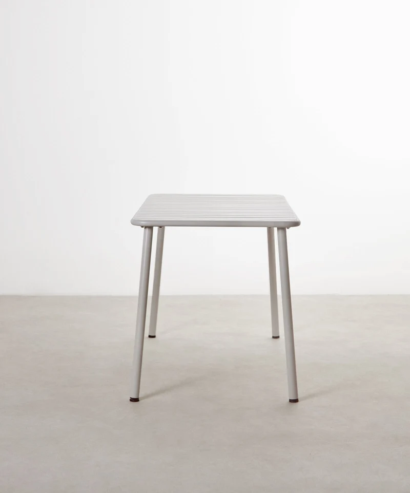 Mesa exterior de metal alargada Sora (140x70 cm)