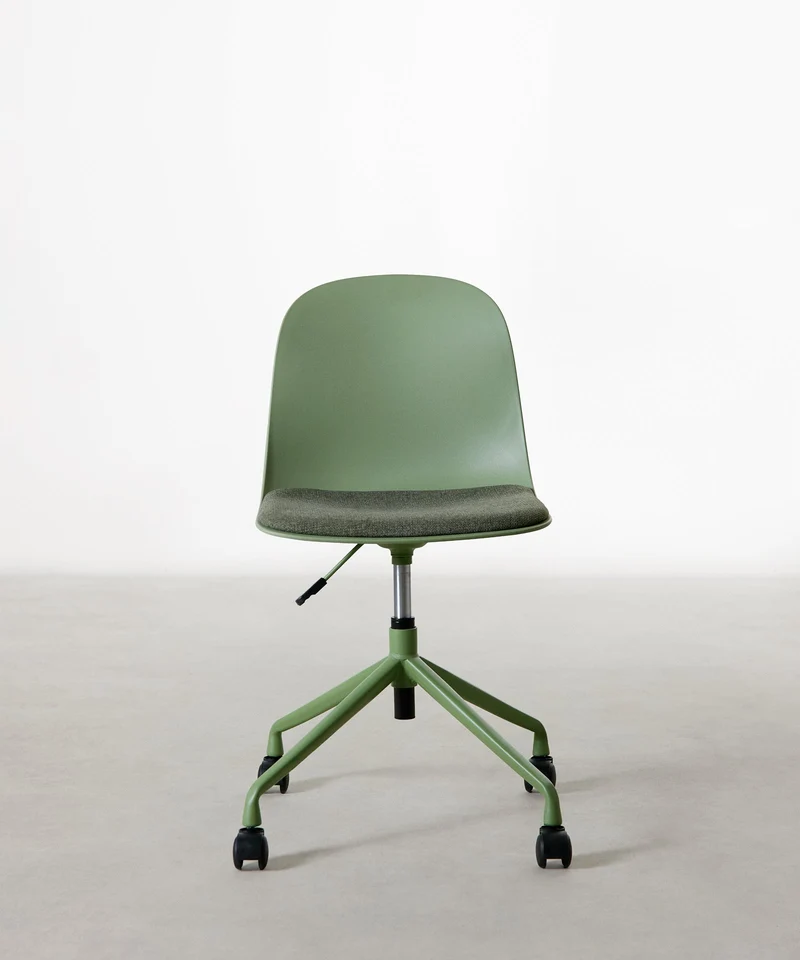 Silla de Oficina de Polipropileno y Asiento de Tela Annie