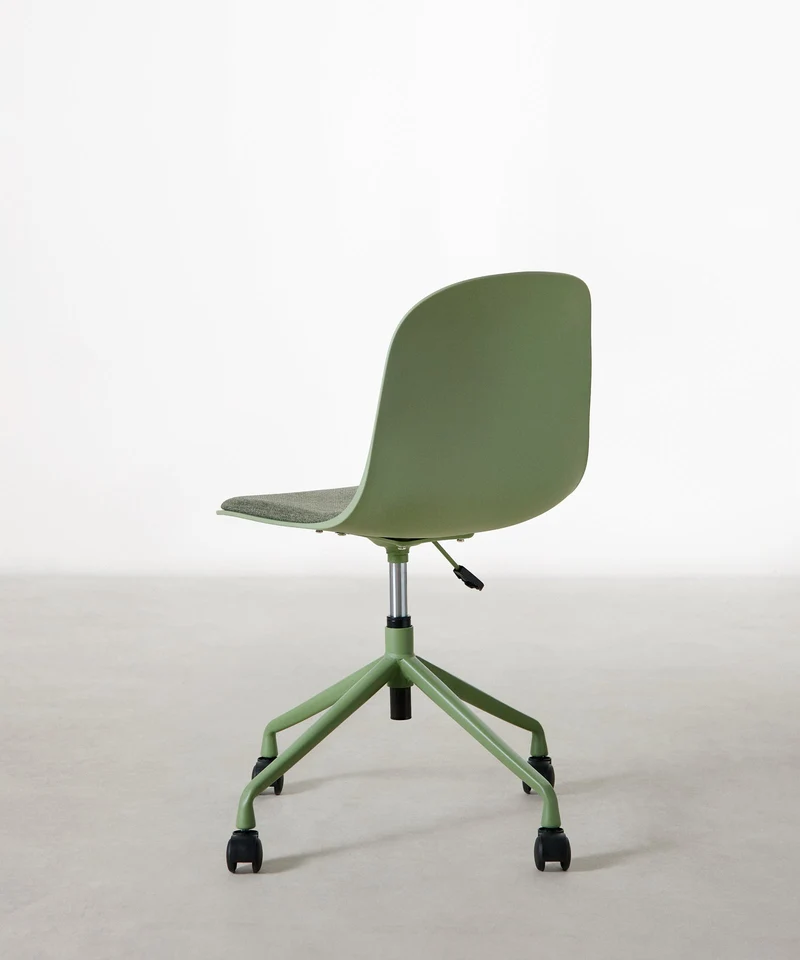 Silla de Oficina de Polipropileno y Asiento de Tela Annie