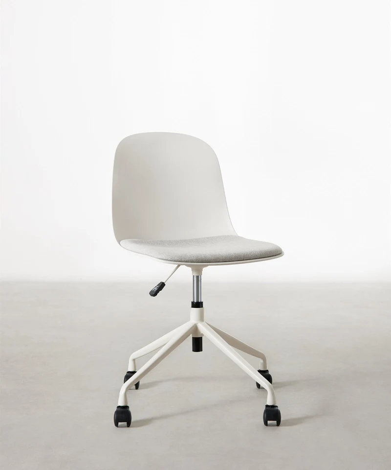 Silla de Oficina de Polipropileno y Asiento de Tela Annie