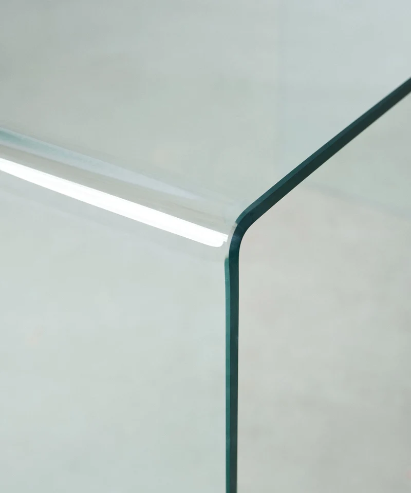 Mesa Escritorio de Cristal Cheval 125 cm