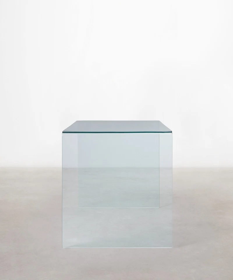 Mesa Escritorio de Cristal Cheval 125 cm