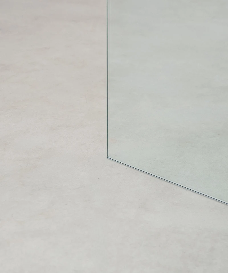 Mesa Escritorio de Cristal Cheval 125 cm