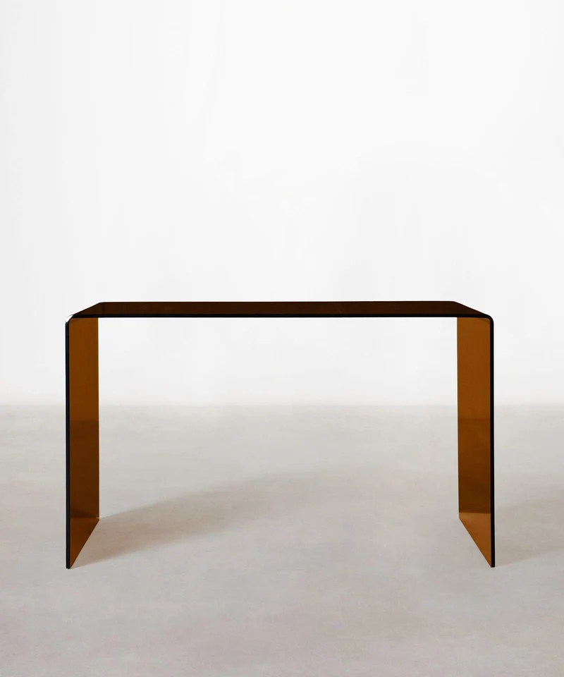 Mesa Escritorio de Cristal Cheval 125 cm