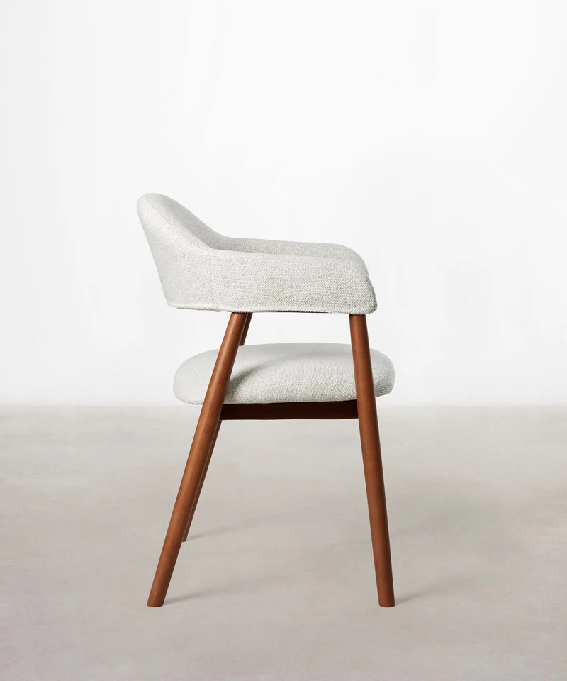 Silla de Comedor en Metal Tapizada Tesa