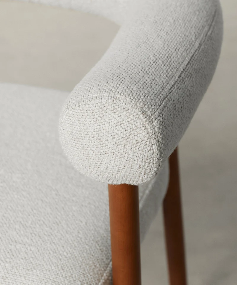 Silla de Comedor en Madera y Tapizada Sparks