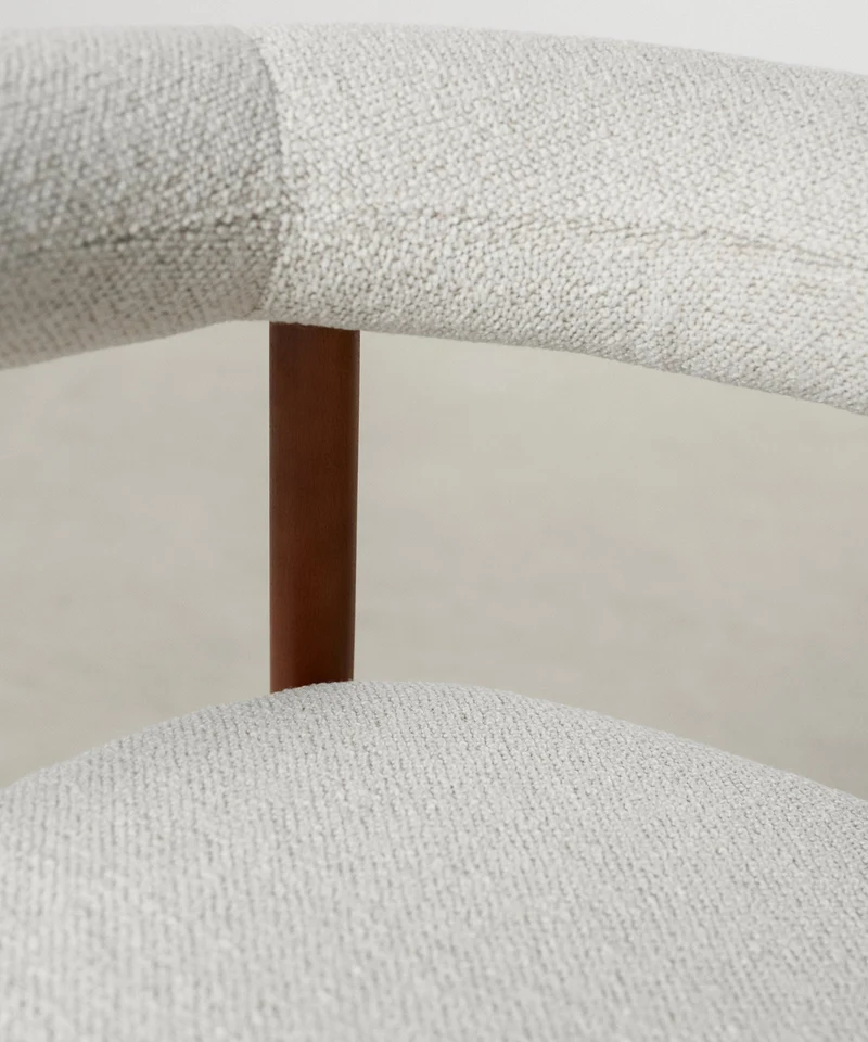 Silla de Comedor en Madera y Tapizada Sparks