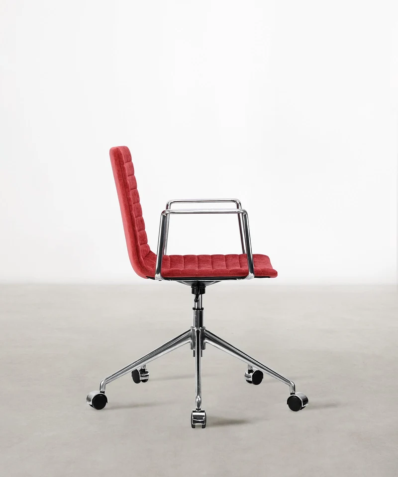 Silla de Escritorio Tapizada y Ajustable Jamie