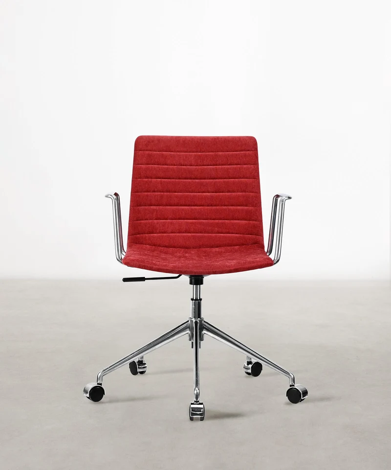 Silla de Escritorio Tapizada y Ajustable Jamie