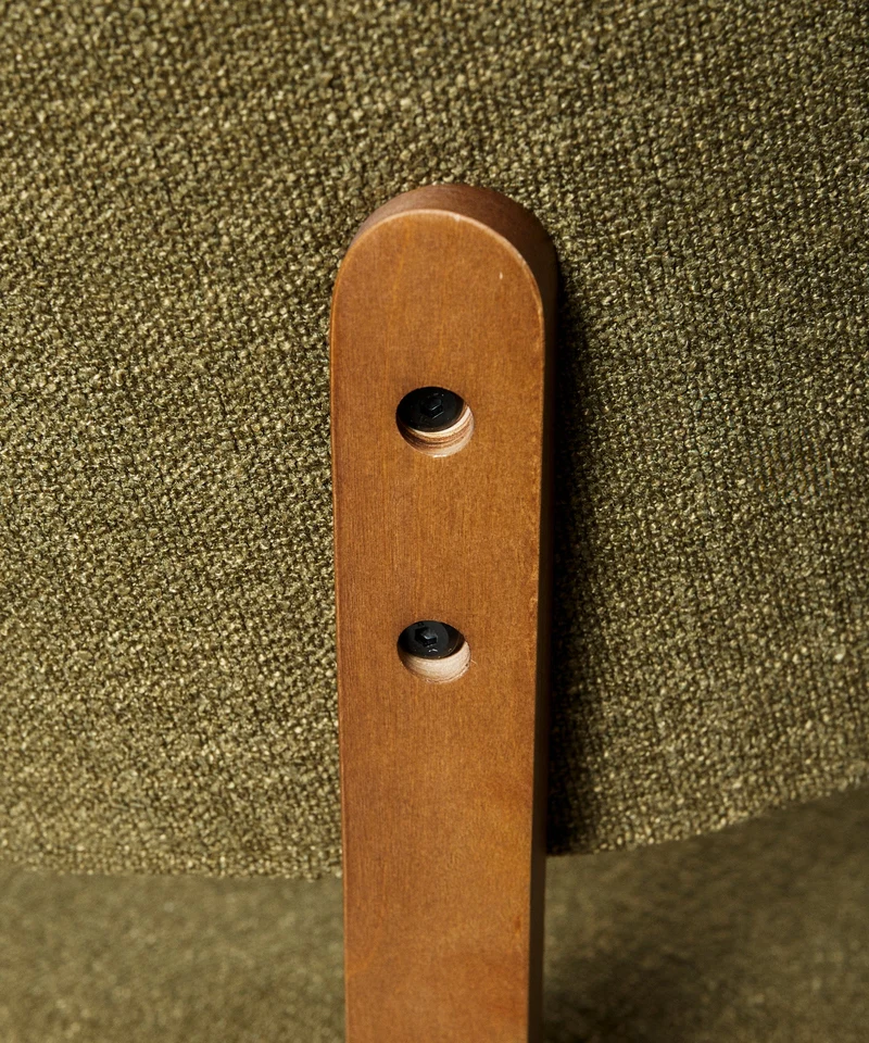 Silla de Comedor en Madera y Tapizada Benton