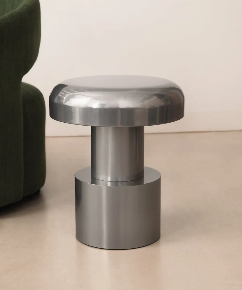 Mesa Auxiliar de Metal Dome (40x47 cm)
