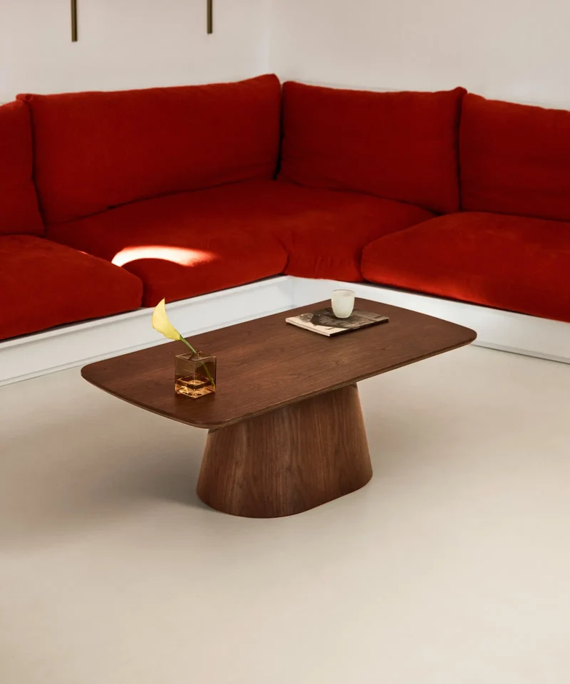 Mesa de Centro Rectangular en Madera Giulia (120x60 cm)