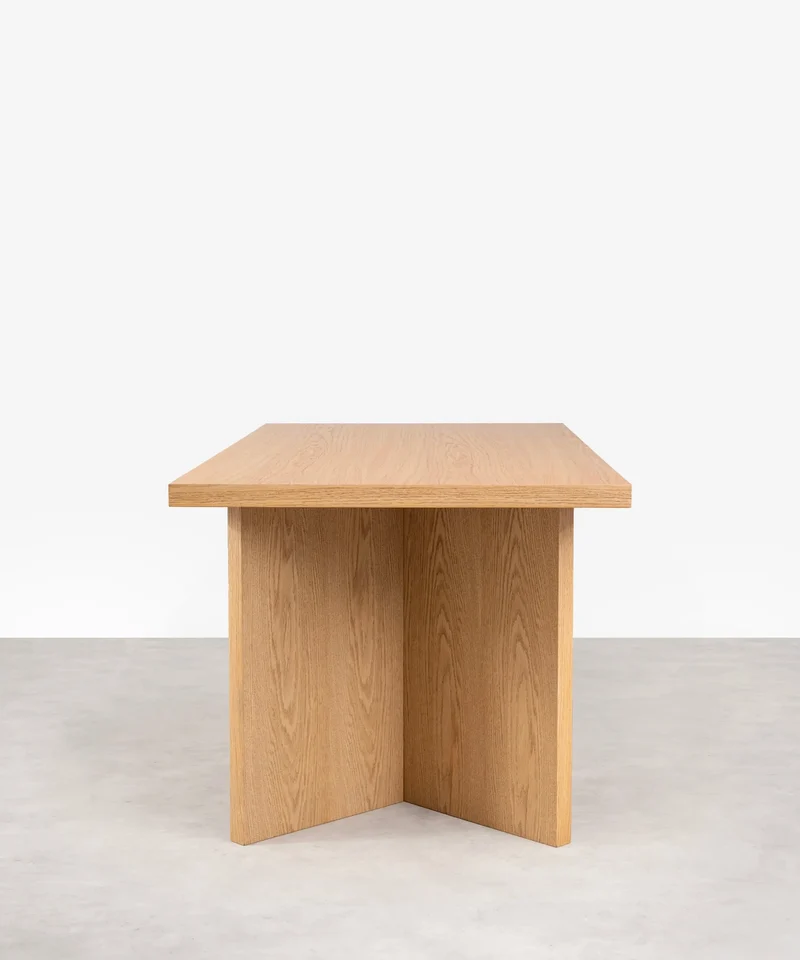 Mesa de Comedor Rectangular en Madera Gaia (180x90 cm)