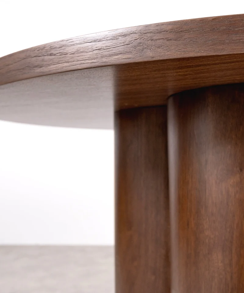 Mesa de Comedor Redonda en Madera Irene (120 cm)